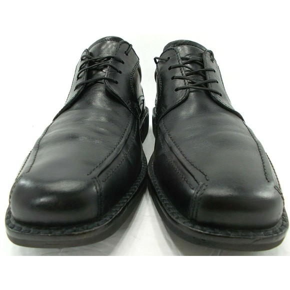 ECCO Mens Bicycle Toe Oxfords Black Leather Dress Shoes Size 10-10.5 US EU44 EUC main image 6